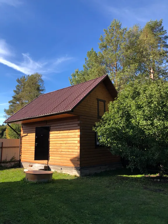 Дом в тишине на природе