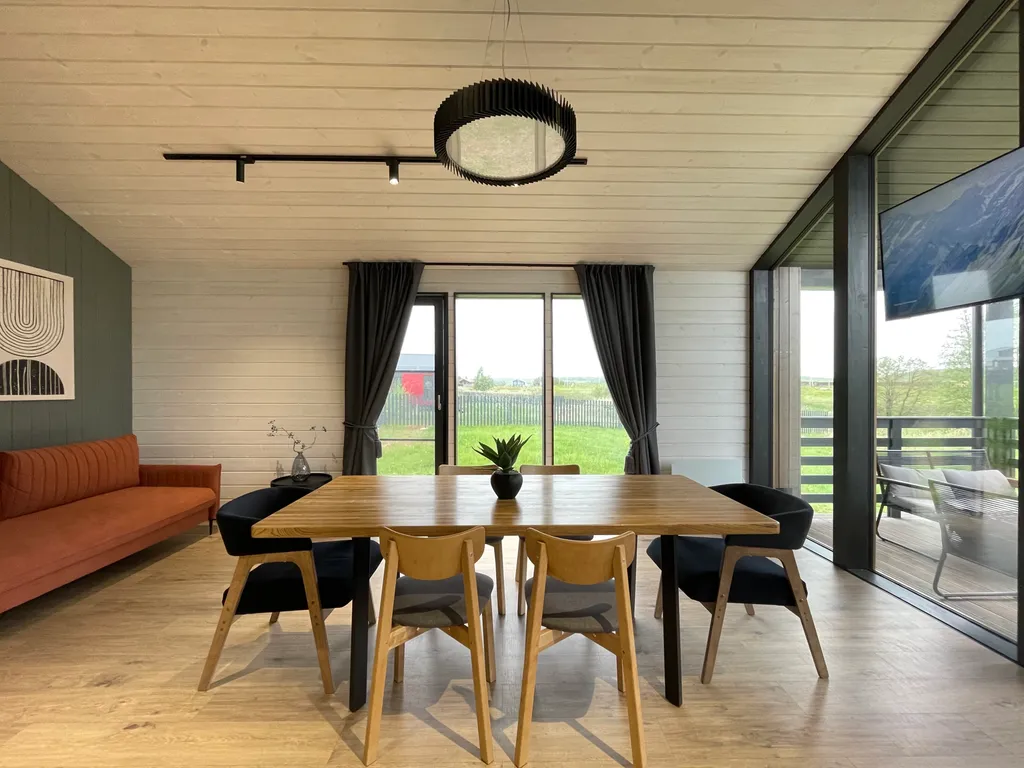 Дом с сауной и купелью в 400 метрах от водохранилища