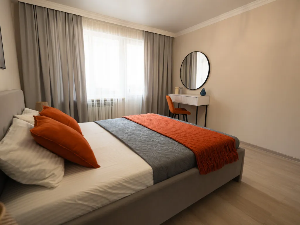 Дизайнерская квартира с видом на горы в центре Домбая