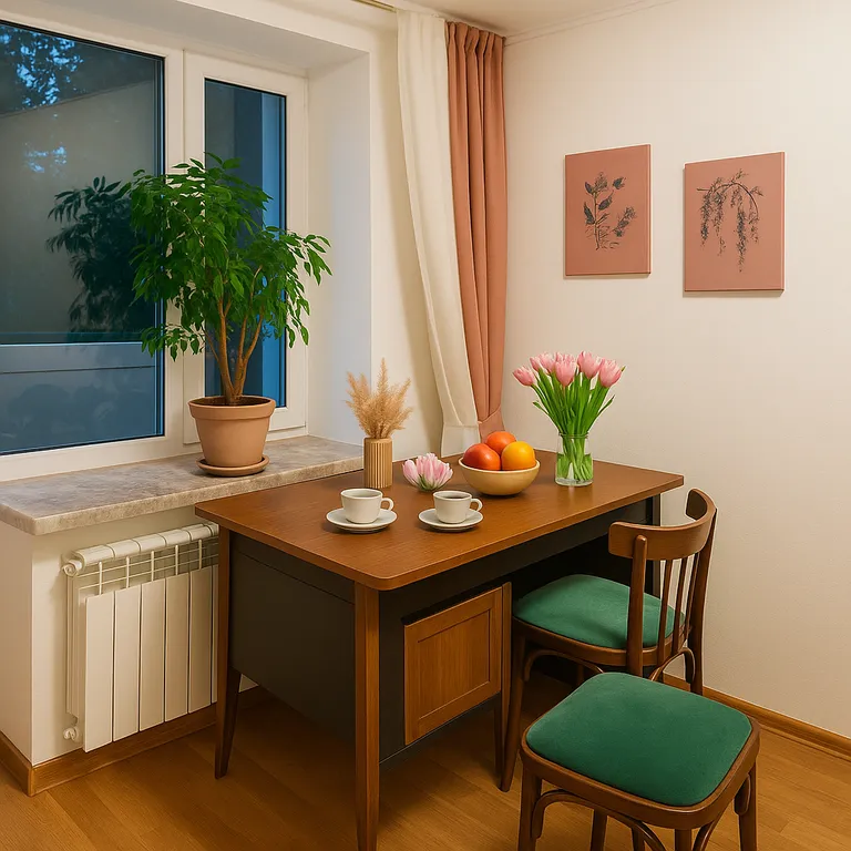 Двухкомнатная квартира в центре возле набережной