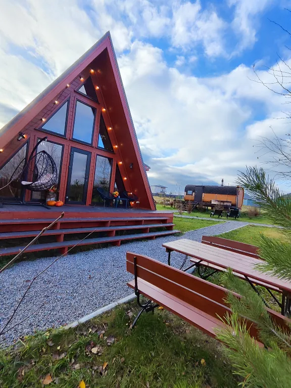 Наш Шалаш - афрейм-дача напрокат с баней и купелью