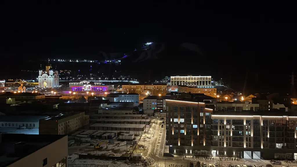 Горный воздух панорама с 15 этажа