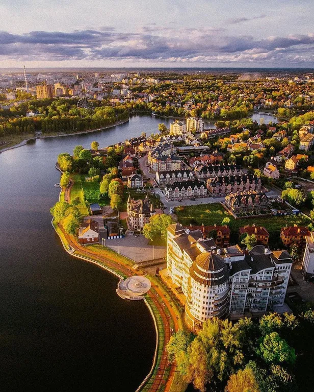 Самый центр и верхнее озеро