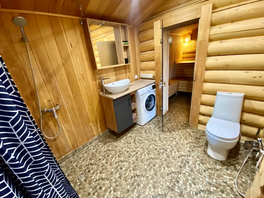 Коттедж Домик-баня на берегу речки — Духанино