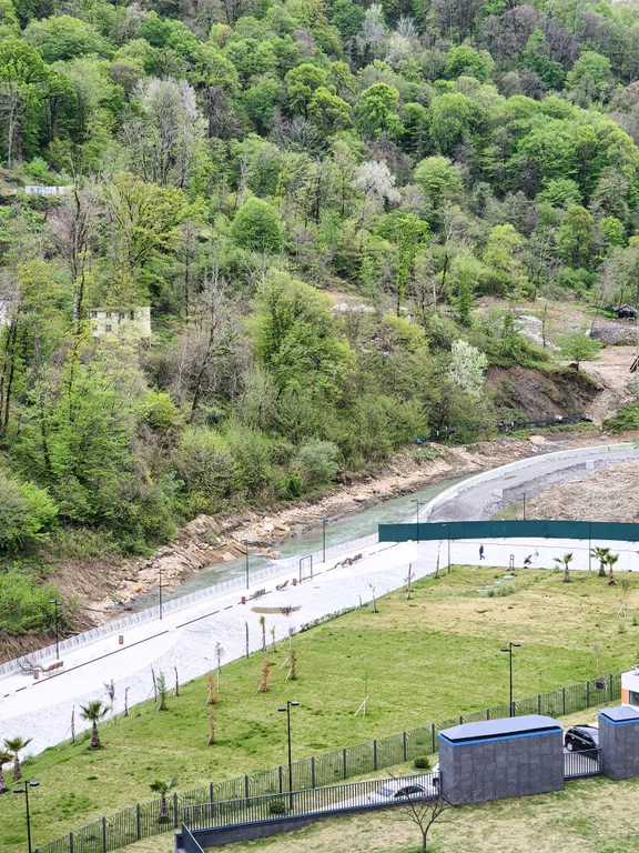 Квартира-студия в Летнем с видом на лес, реку