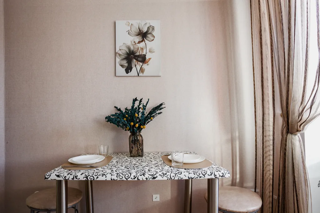 Уютная 1-комнатная квартира, 40 м², 2 кровати