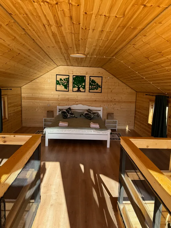 Барнхаус шикарным видом на горы