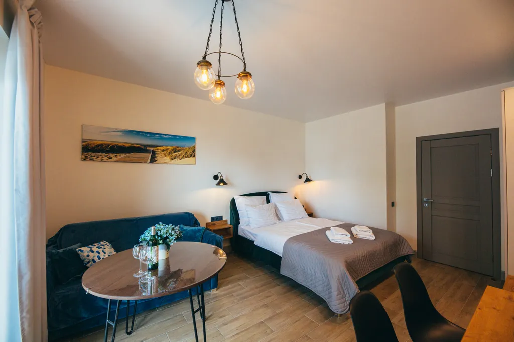 Квартира Olive marine resort с видом на море и большой террасой