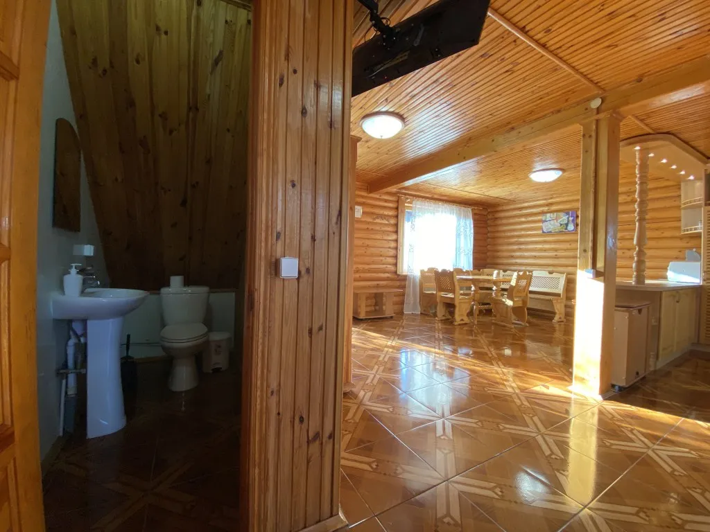 Сруб c бассейном и сауной