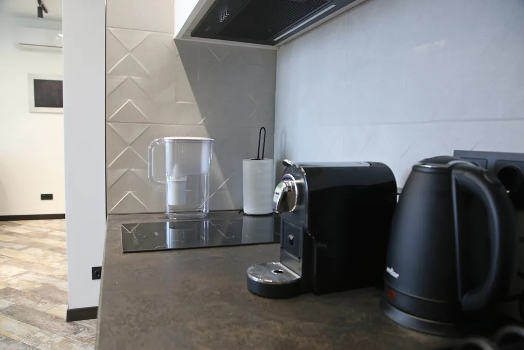 Квартира Апартаменты "Малевич" - мята лаванда и горький шоколад в интерьере — Калининград