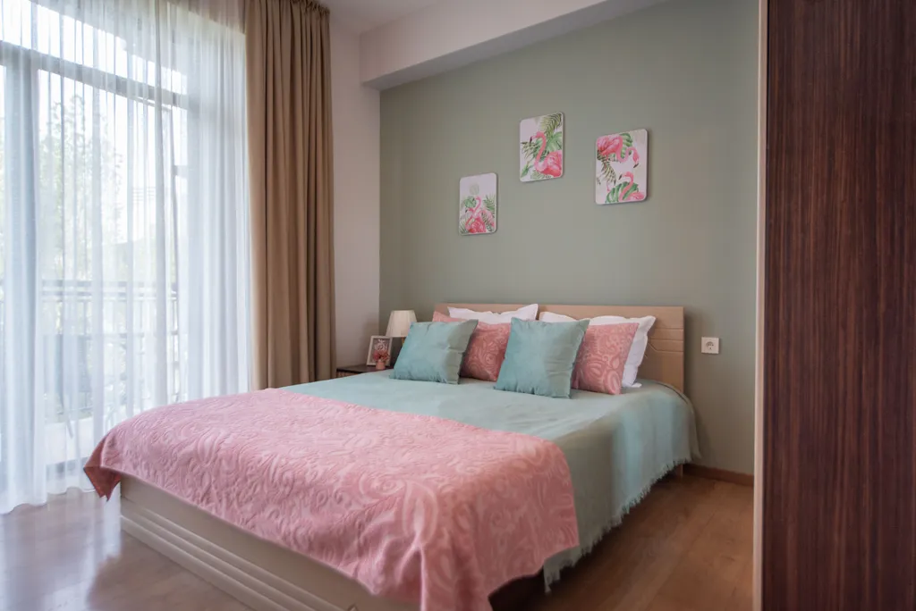 Светлая квартира с прекрасном видом на город и парк