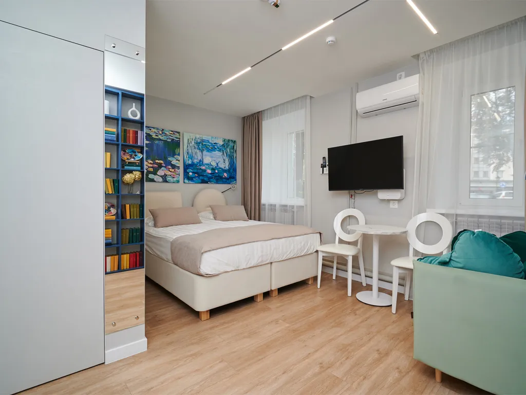 Квартира Двухместный номер Моне с дополнительным спальным местом — аренда посуточно в Ярославль