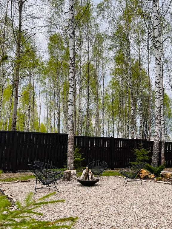 Скандинавский дом на лесном участке