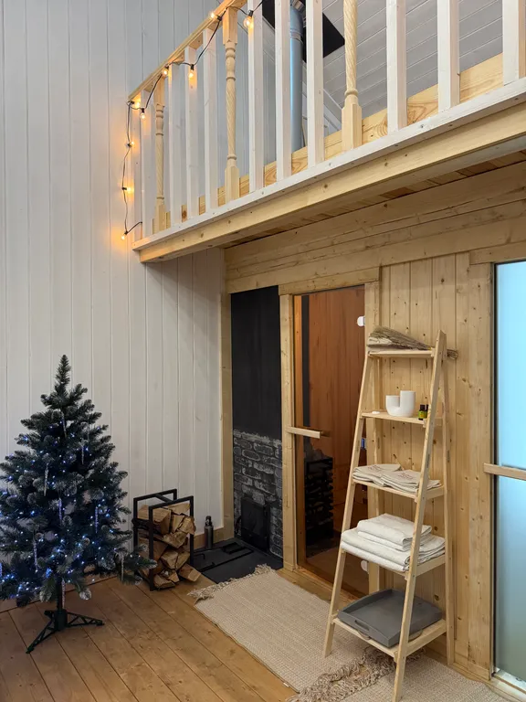 Дом-банька с видом на город