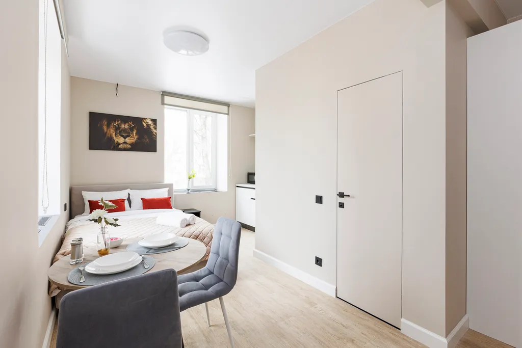 Квартира Квартира Дизайнерская студия на западе Москвы — Москва