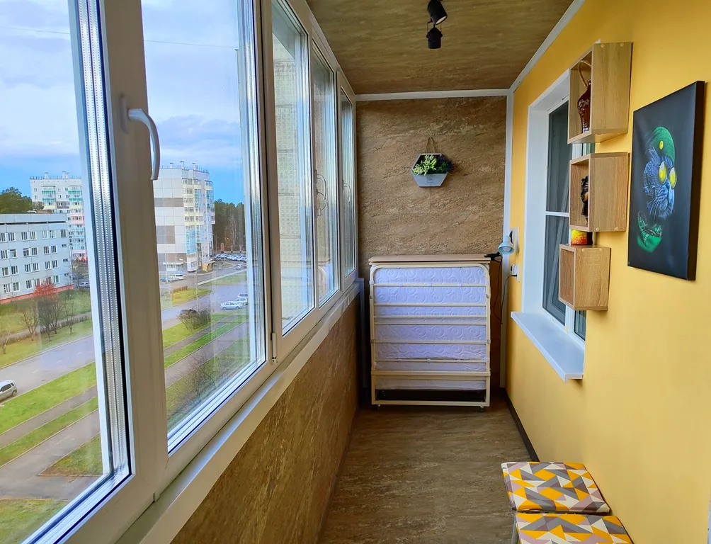 Уютная квартира для четырех человек в спальном районе