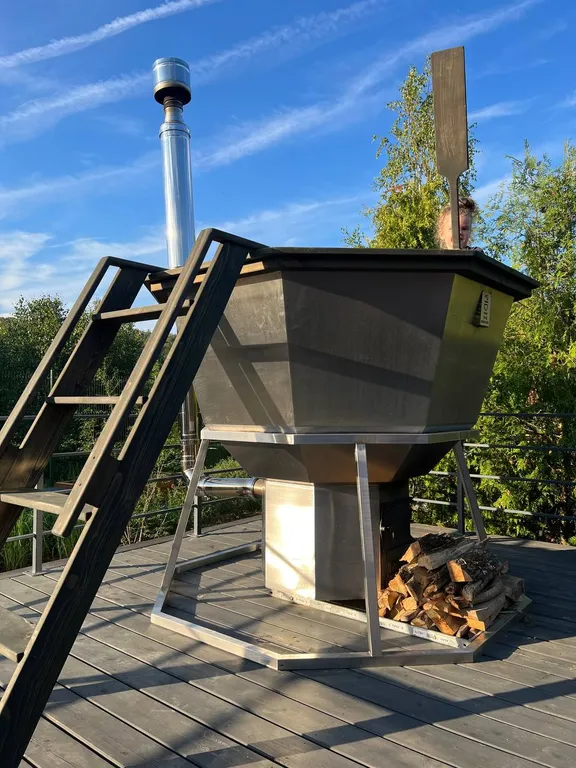 Домик Вуд Вуд с сибирским чаном и завтраком