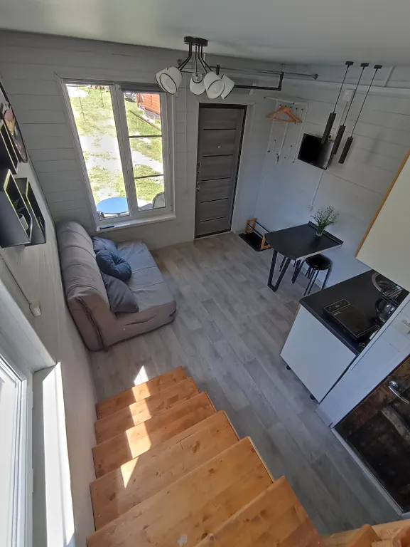 Коттедж Четырехместная половина дома Зима — Архыз