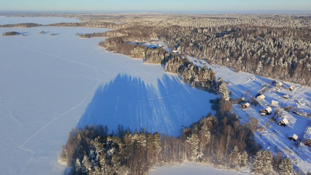 Уютный дом с прекрасным видом на лес и озеро
