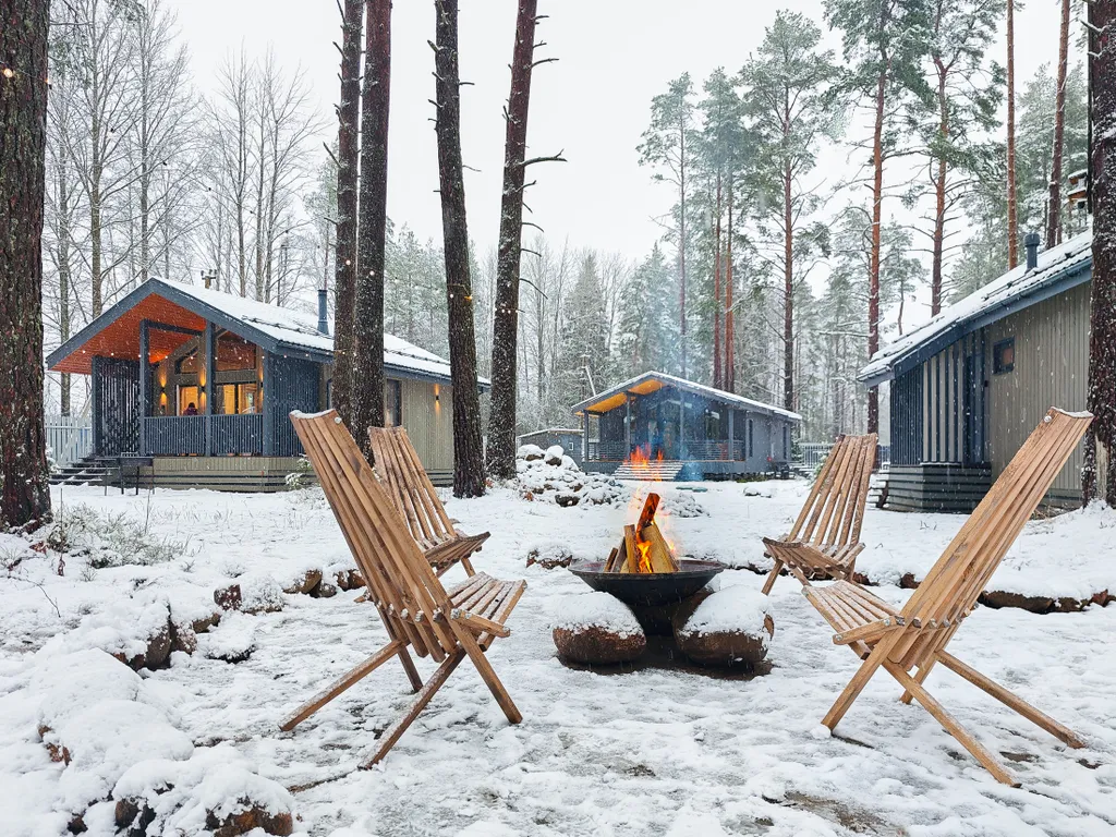 Новый дом на лесном участке