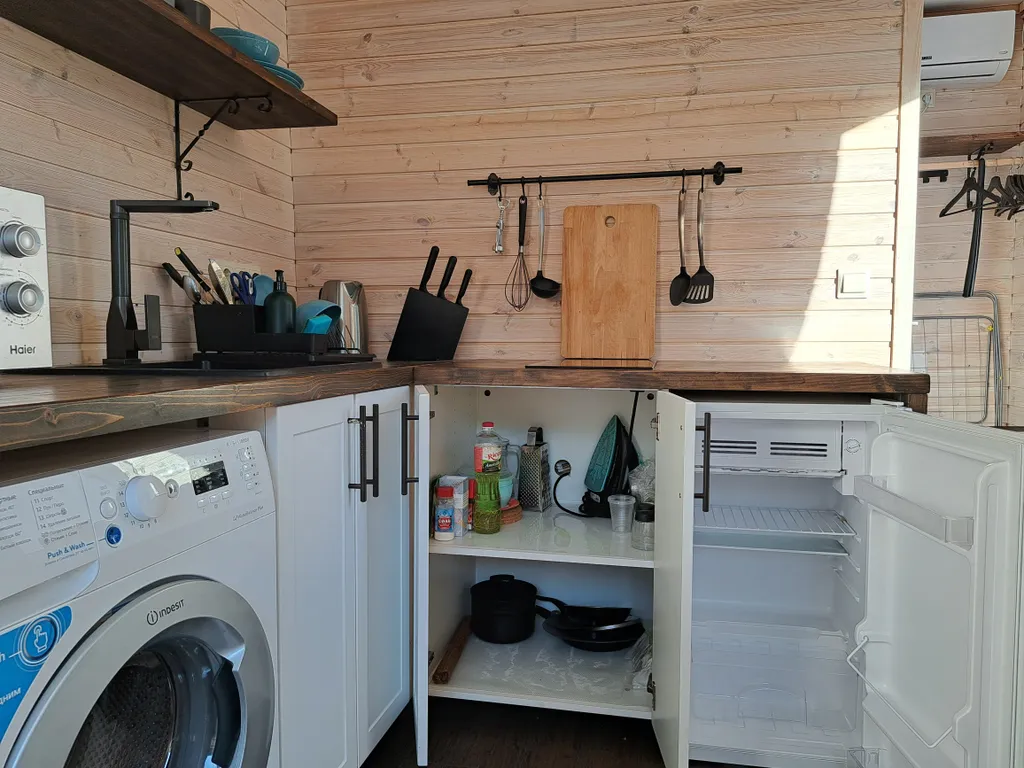 Домик Кантр с видом на горы