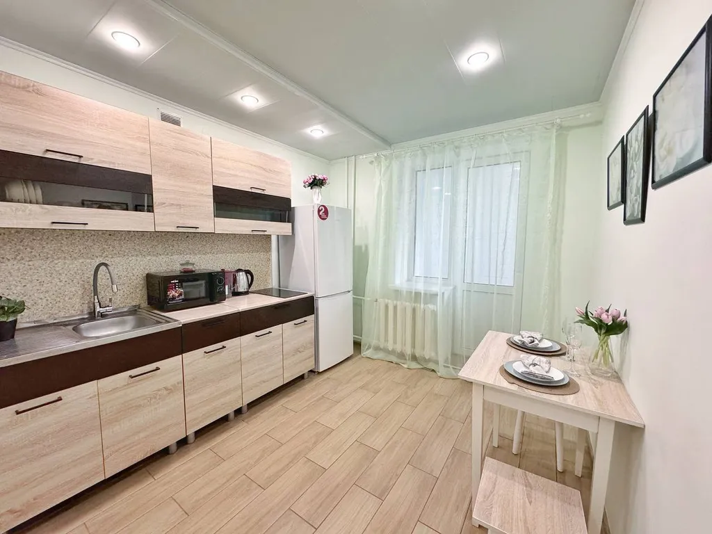 Уютная 1-комнатная квартира в новом доме в шаговой доступности от ЖД вокзала