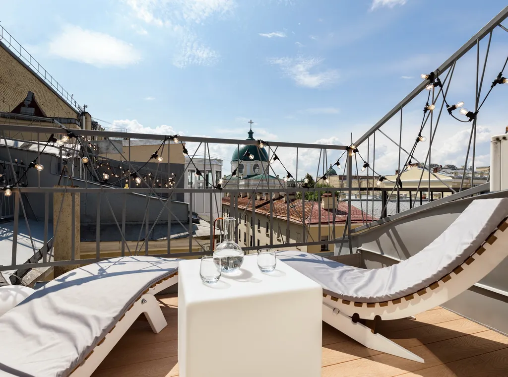 Квартира Апартаменты двухуровневые Benua 170 с Тремя Террасами — Санкт-Петербург