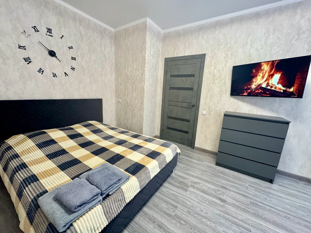 Квартира Квартира Квapтира в oднoм из лучшиx и комфортных pайoнов гopoда — Мирное