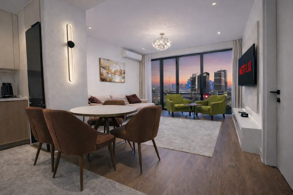 Просторная квартира в современном стиле — аренда посуточно в Ташкент