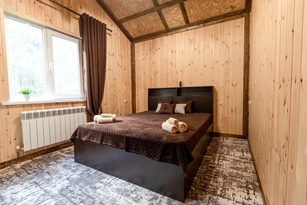 База отдыха с видом на горы в Приэльбрусье