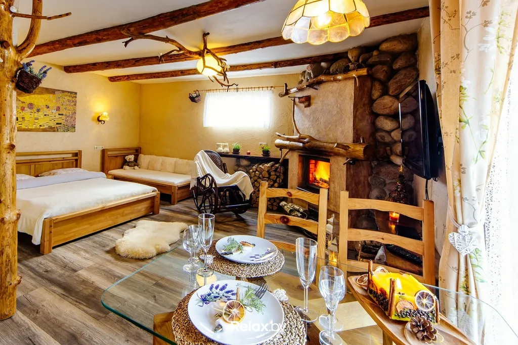 Домик 2  для семьи с камином