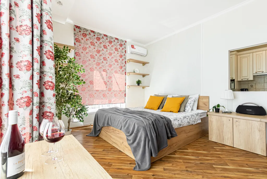 Квартира Квартира стиль и спокойствие, ортопедический матрас, smart tv и панорамное окно — Краснодар