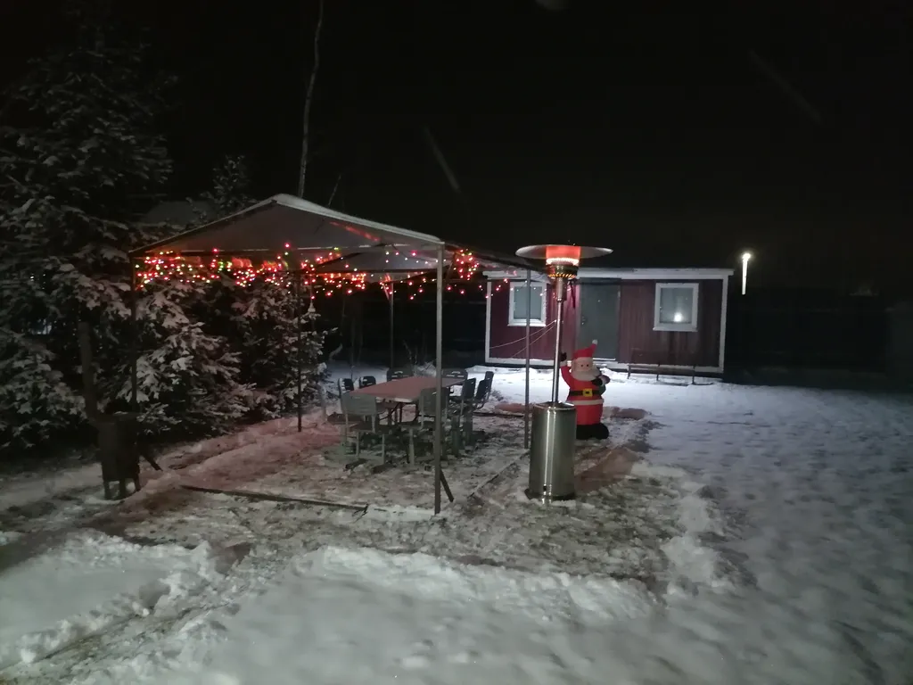 Дом с зоной отдыха на новый год на природе
