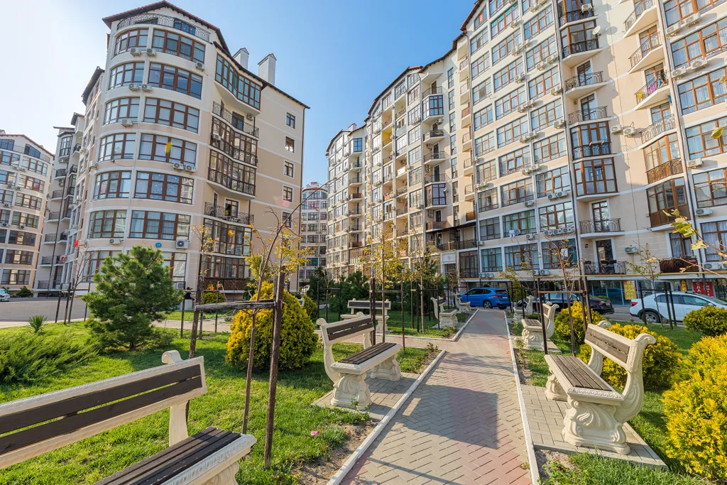 Квартира Квартира-студия Бусинка с балконом — Геленджик