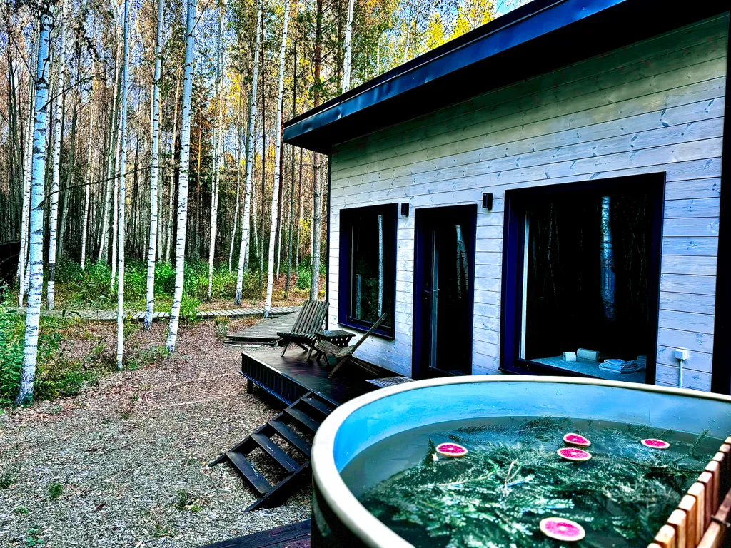 Домик с сауной в лесу вблизи Йошкар-Олы