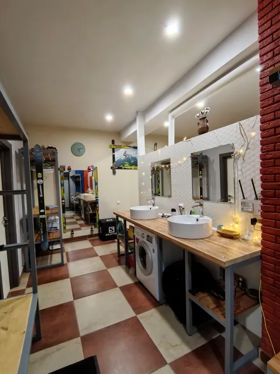 Апартаменты райдера с видом на горы