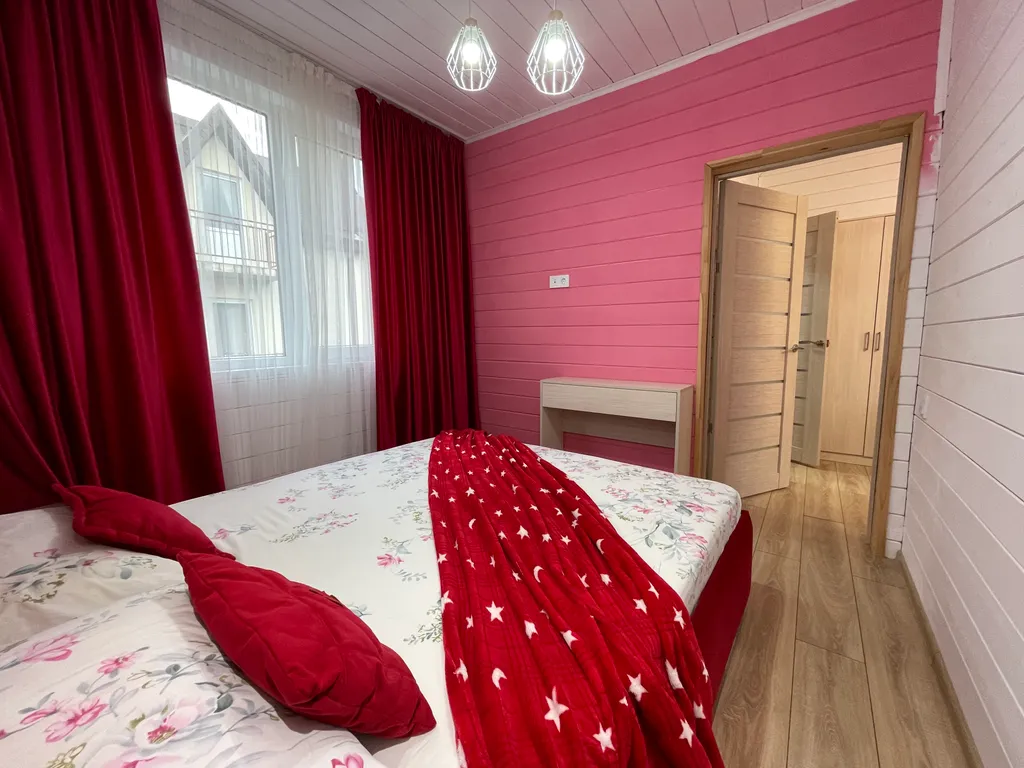 Эко дом под ключ на море на 4 человека, красный бархат