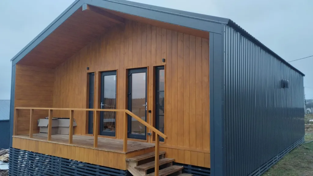 Стильный барнхаус в тихом месте