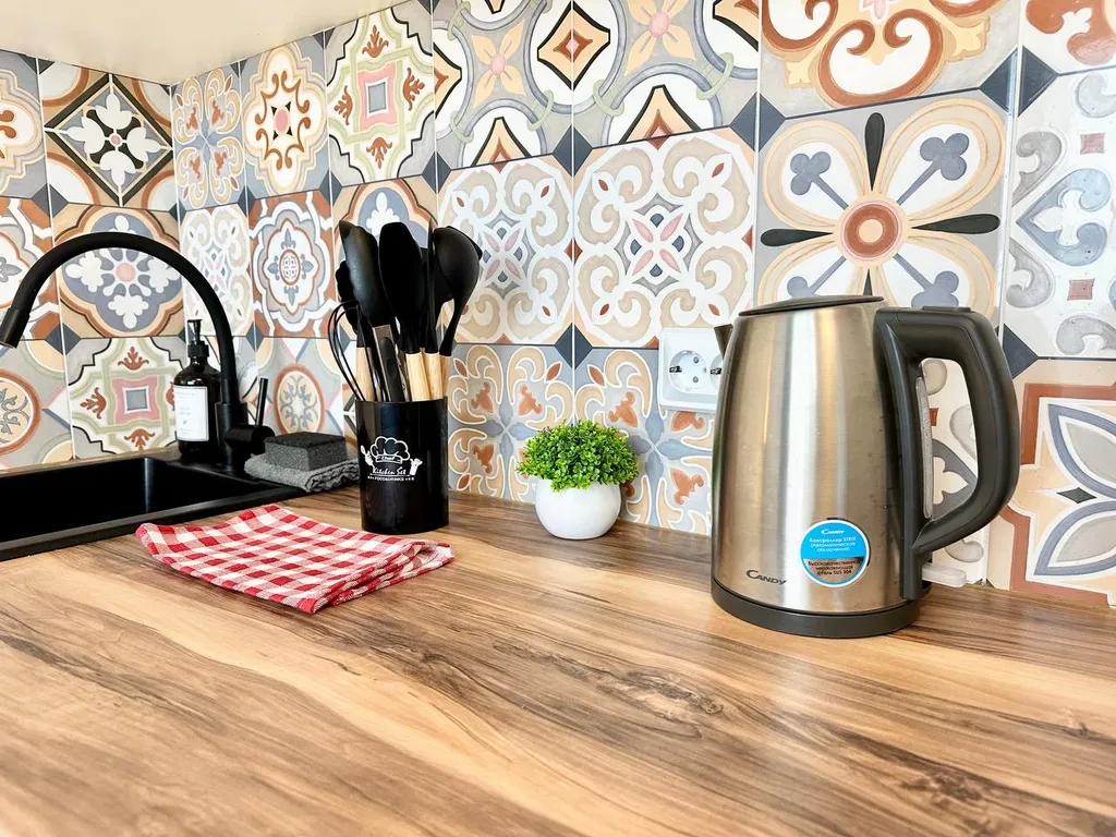 Яркая квартира со всеми удобствами