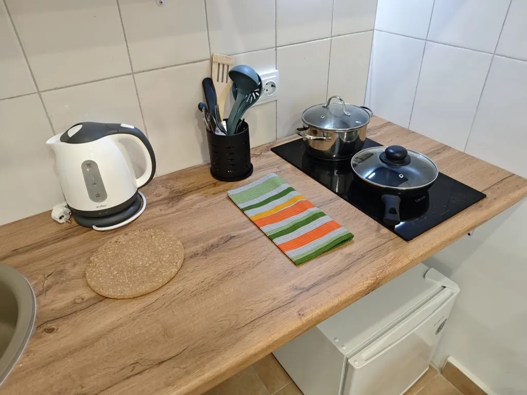 Уютная студия на двоих гостей с кроватью-трансформером