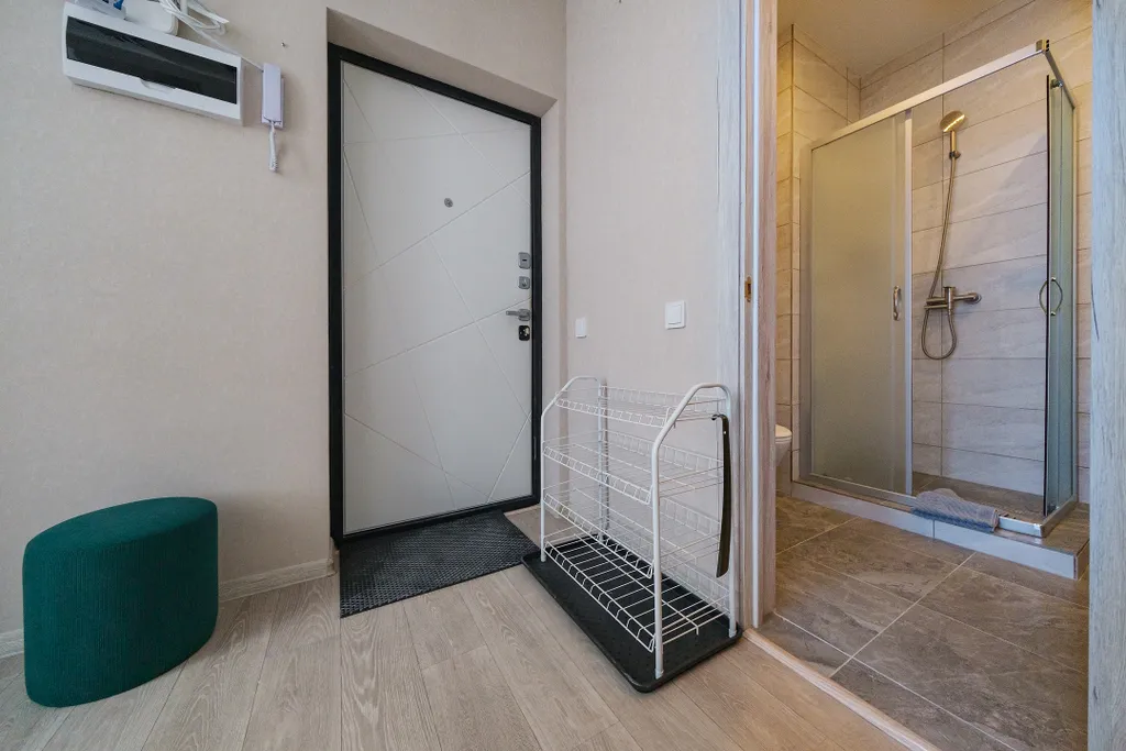 Уютная просторная студия для двоих или с ребёнком