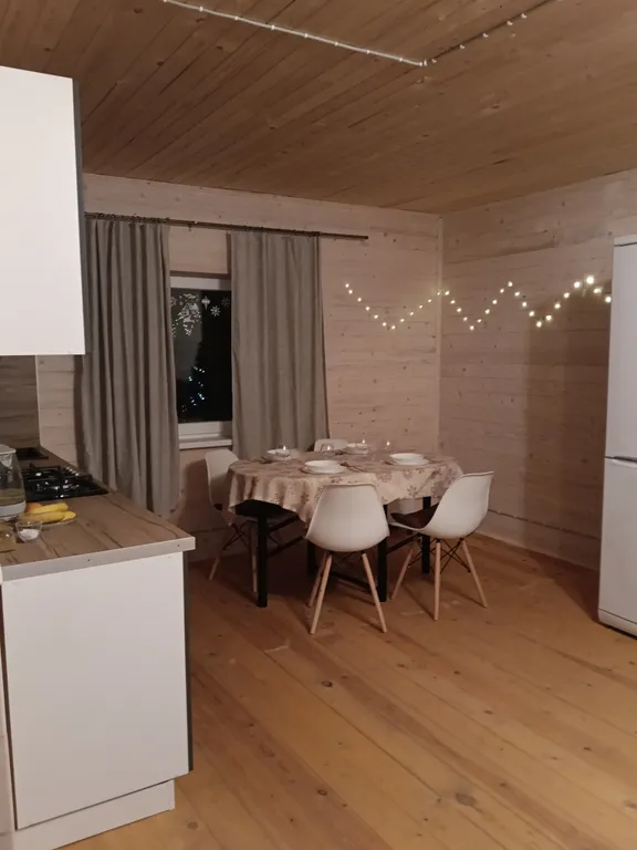 Уютный новый дом с баней на берегу реки в 45 км от Москвы-Домодедово