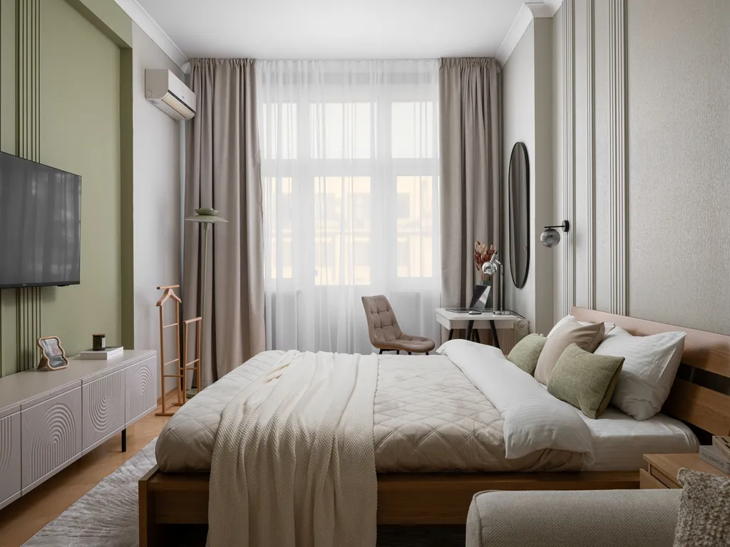 Квартира Видовая трехкомнатная квартира с эркерным балконом — Москва