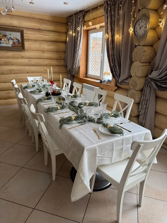 Большой дом с русской баней на дровах и чаном в Зелёном городе