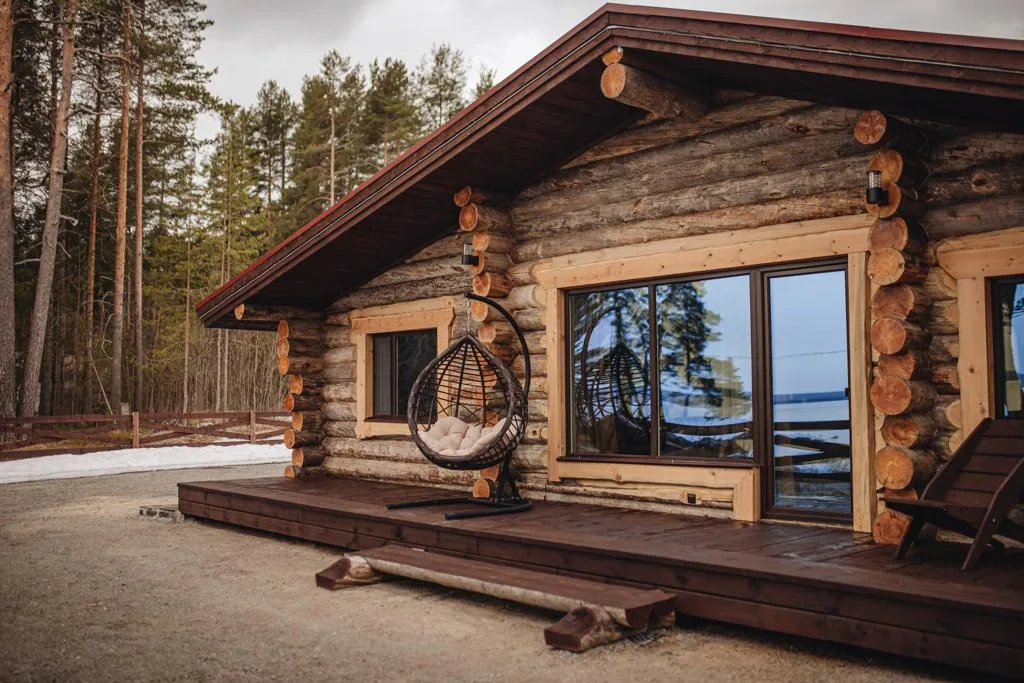 Коттедж Лахти с видом на озеро