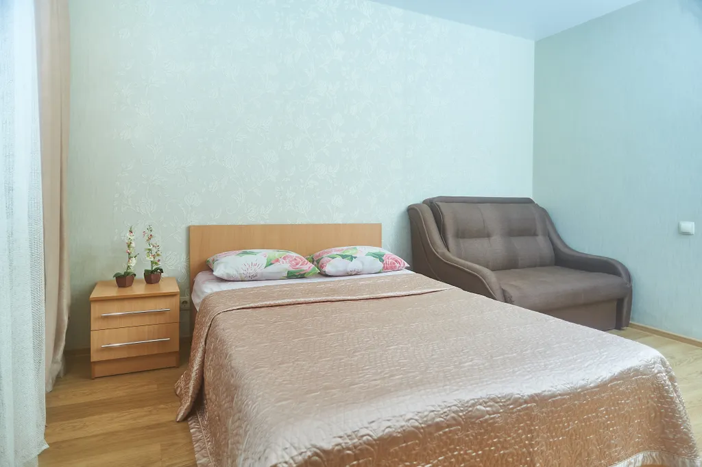 Двухкомнатная квартира с изолированными комнатами в центре города