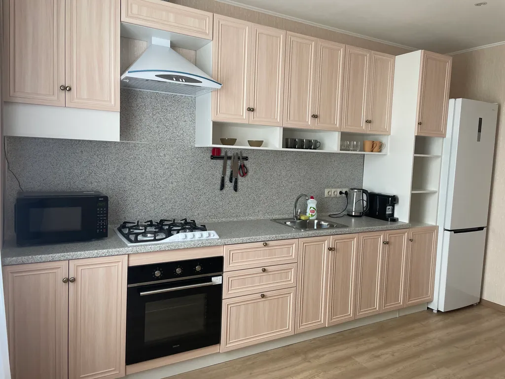 Современная видовая 1-комнатная квартира у реки в Завидово