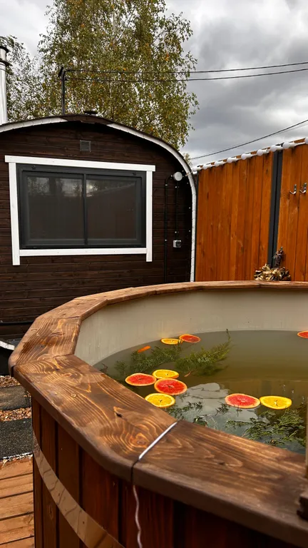 Уютный дом, горячая купель Фурако и баня на дровах до 4 гостей