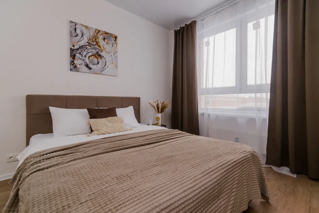 Просторная квартира с балконом