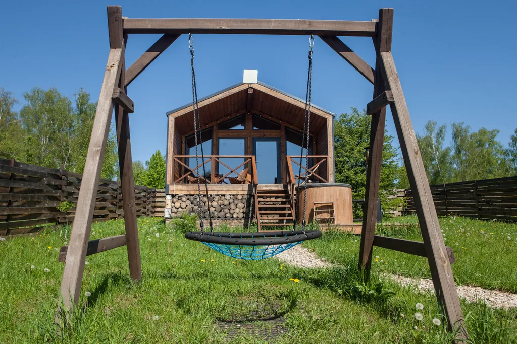 Барнхаус ЗИМА с подогреваемой купелью